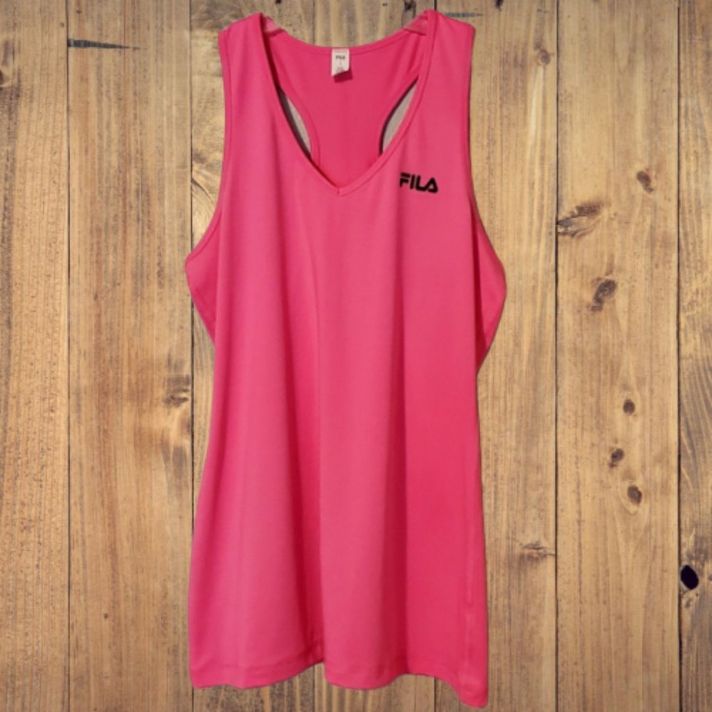 FILA Bright Pink Workout Tank (NWOT)